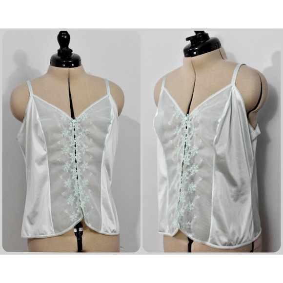 Vanity Fair Spring Green Camisole - Picture 1 of 6